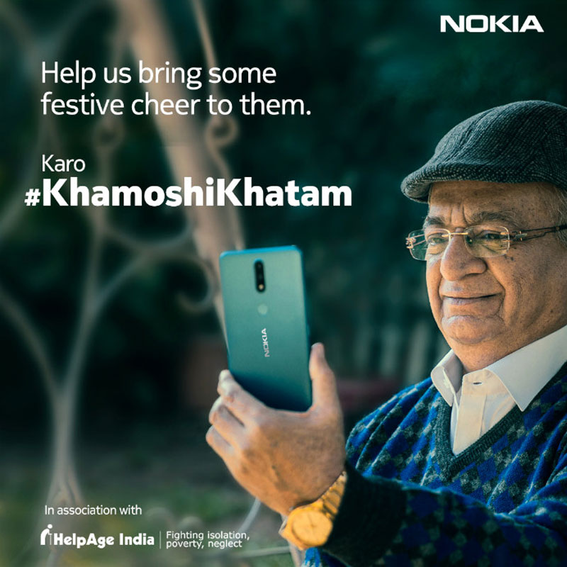 Nokia livens up festivities for senior citizens with #KhamoshiKhatam