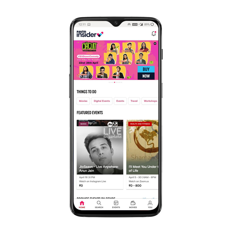 OML’s The Circuit #SitDown Comedy Festival goes digital with Paytm Insider