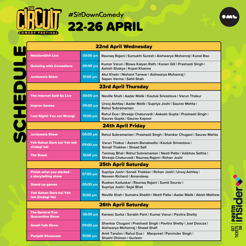 THE CIRCUIT – MULTI GENRE COMEDY FESTIVAL PROMISES A LAUGHTER PACKED WEEKEND