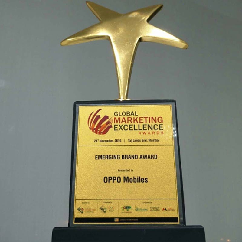 Oppo shines at Emerging Brand Award 2016