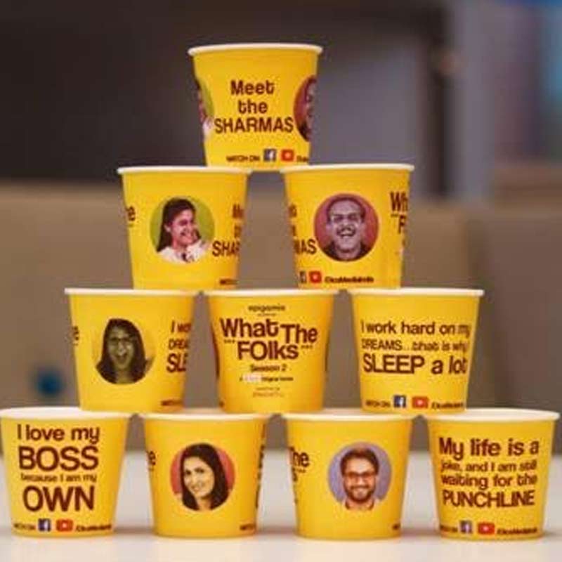 CupShup leverages the power of India’s most favorite social habit to promote Dice Media’s web series What The Folks! season 2