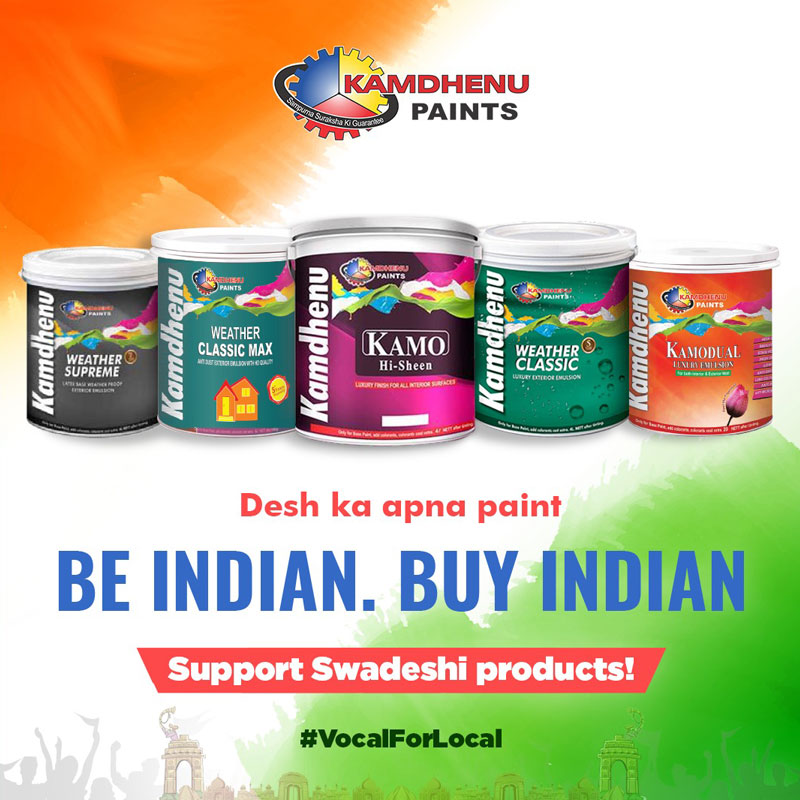 Kamdhenu Paints launches ‘Be Indian Buy Indian’ campaign