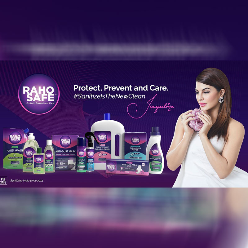 Pee Safe appoints actor and influencer Jacqueline Fernandez as the brand ambassador for Raho Safe products
