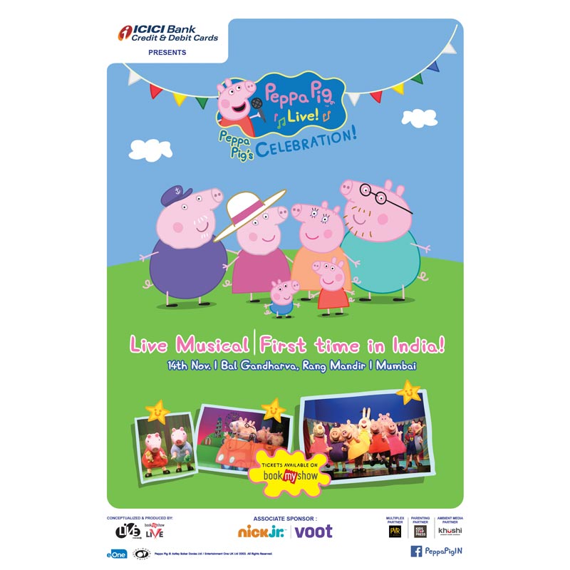LIVE Viacom18 and BookMyShow join hands to bring ‘Peppa Pig Musical’ to India