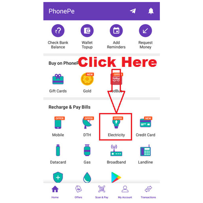 How to pay your electricity bills through PhonePe