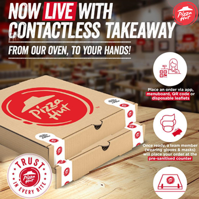 Pizza Hut starts contactless takeaway across stores in India