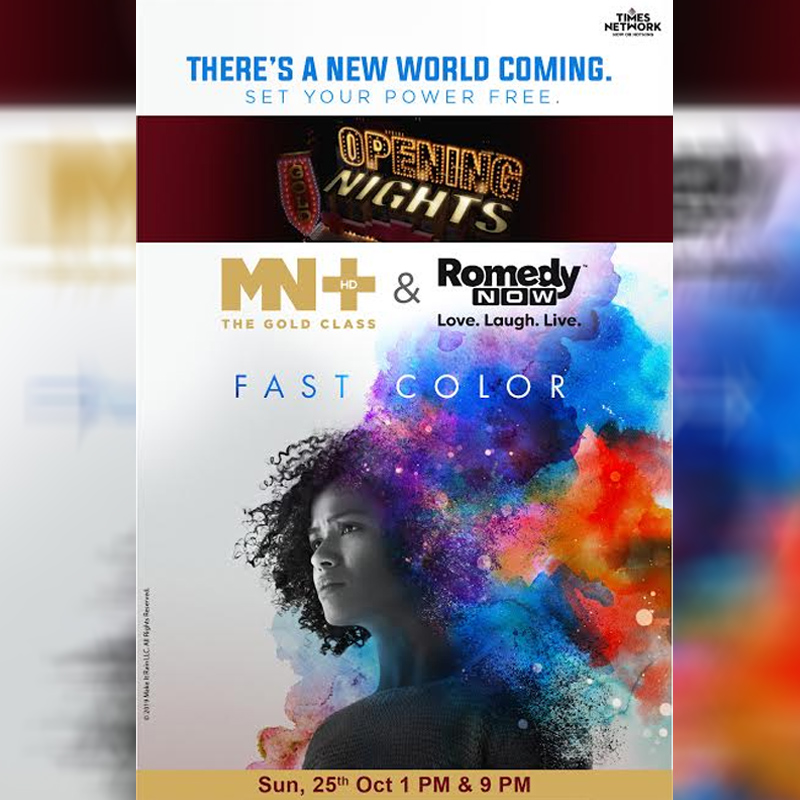 Critically acclaimed American dystopian drama, ‘Fast Color’ to premiere on MN+ and Romedy NOW