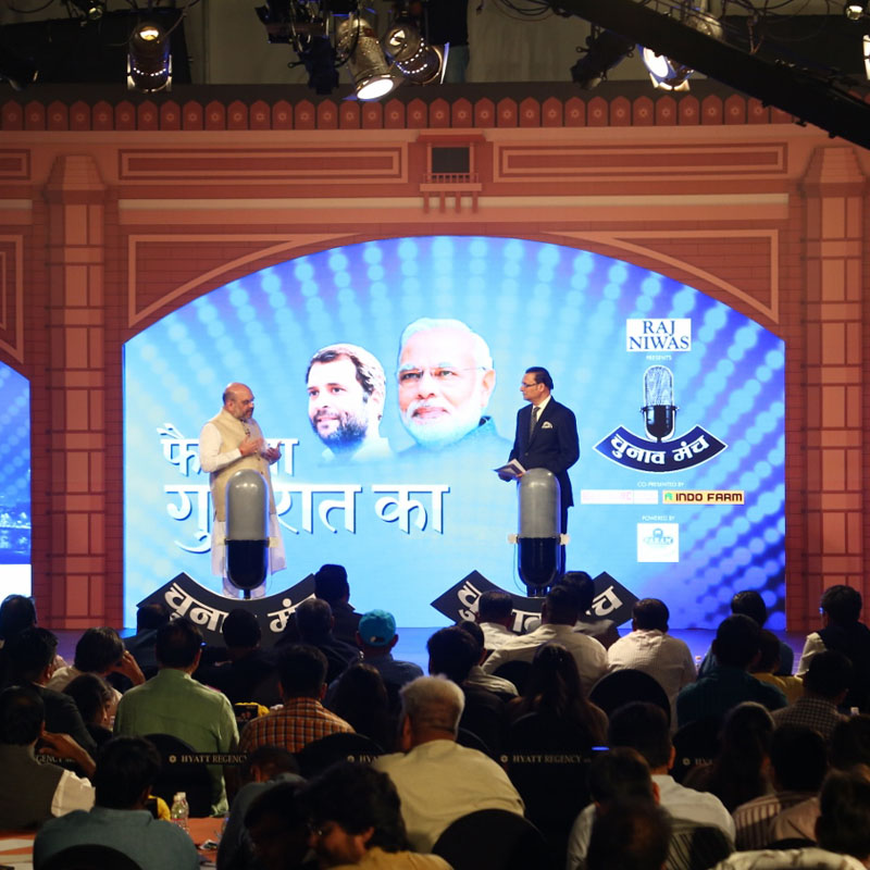 Hindi news channels alter programming for Gujarat elections