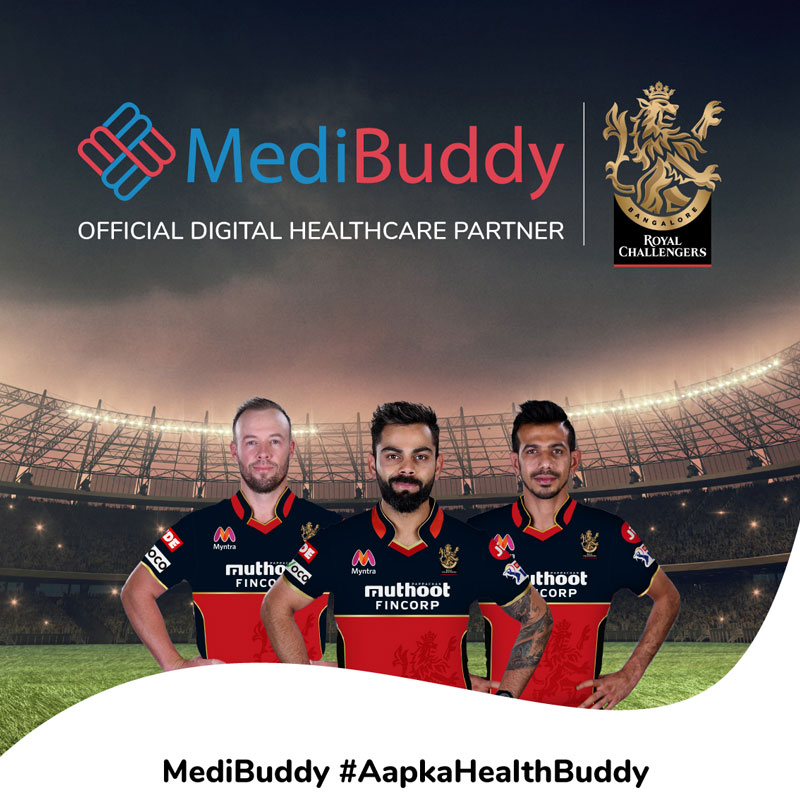 MediBuddy is the official digital healthcare partner for Royal Challengers Bangalore