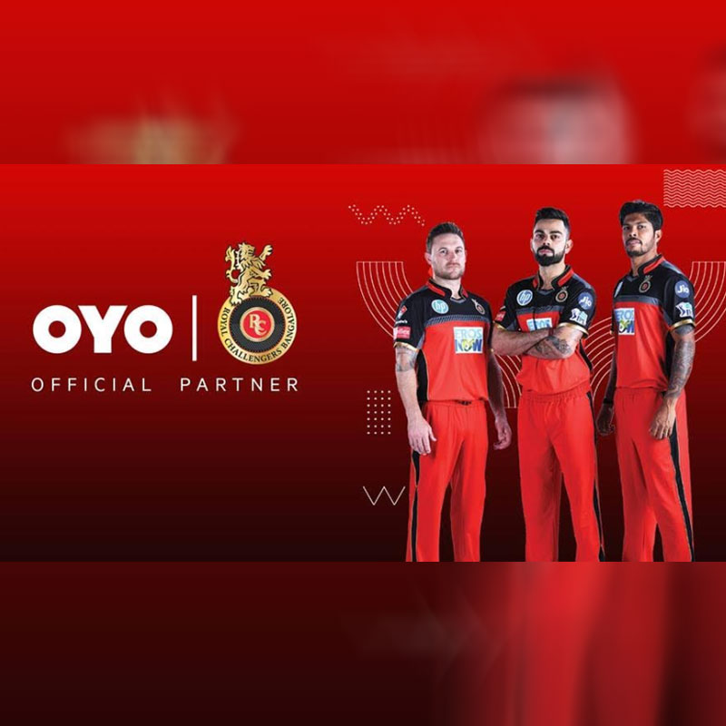 Oyo becomes RCB’s sponsor till Dec 2018