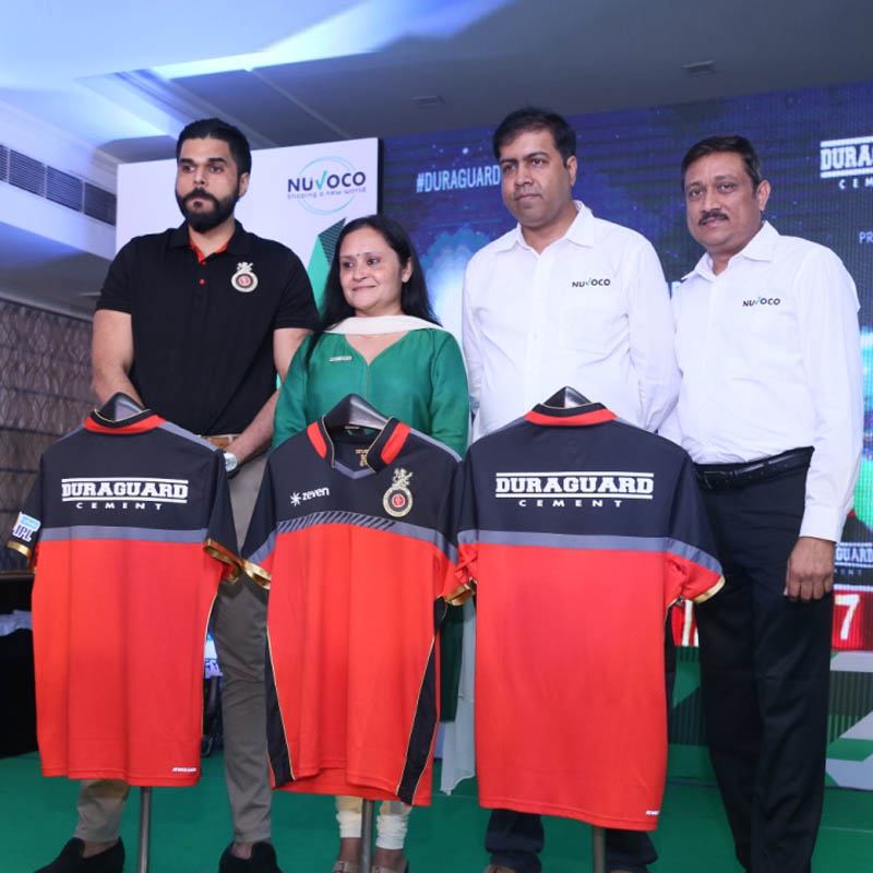 RCB signs Duraguard Cement as principal partner for IPL 2018