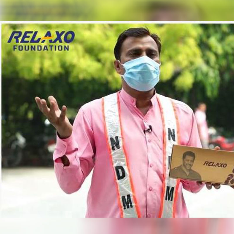 Relaxo Foundation launches new campaign #Frontline warriors #Mazbootkadam