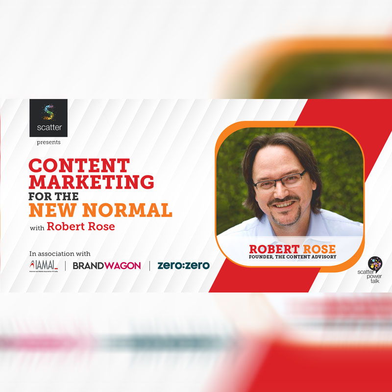 Robert Rose to address the marketing community in India