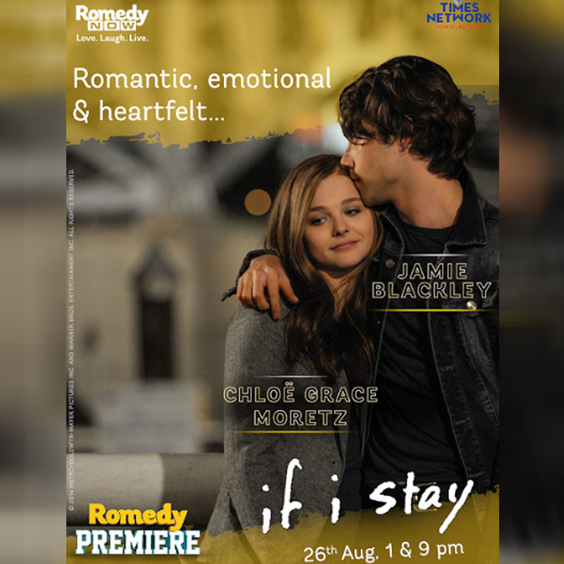 Romedy NOW to air the Indian television premier of ‘If I Stay’