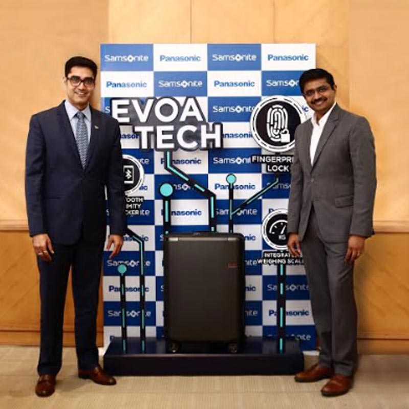 Samsonite forms strategic alliance with Panasonic to launch IOT Enabled Smart Luggage