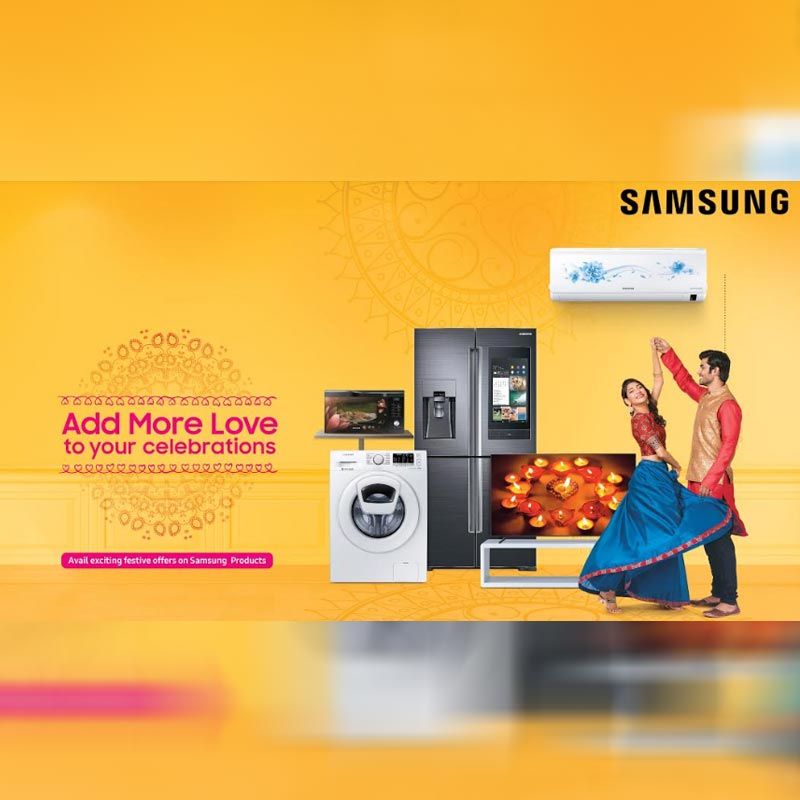 This Festive Season, ‘Add More Love’ with Samsung’s Never Before Offers on QLED TVs, Appliances, Get Upto 25% Instant Discount, 15% Cashback