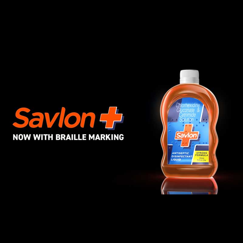 ITC Savlon launces Braille enabled pack of antiseptic liquid