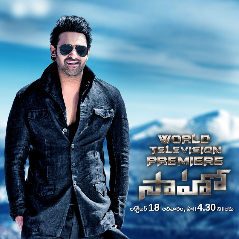 Zee Telugu to kickstart Dussehra celebrations with the Telugu World Television Premiere of ‘Saaho’