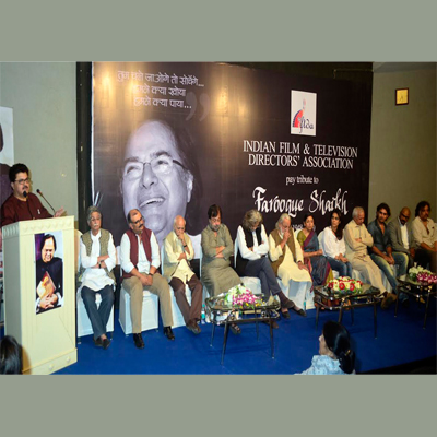 Cinema industry pays a tribute to Farooque Shaikh