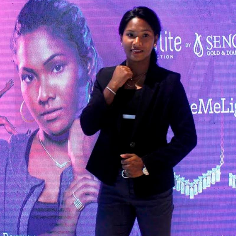 Senco Gold & Diamonds signs Heptathlete Swapna Barman as brand ambassador