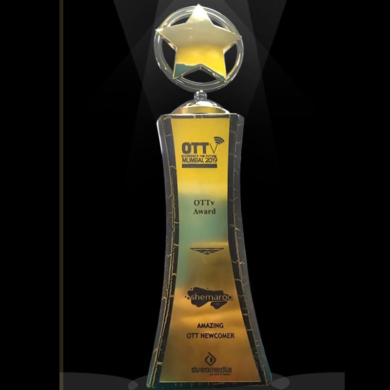 ShemarooMe Recognised as the “Best Newcomer” at OTTv Mumbai 2019