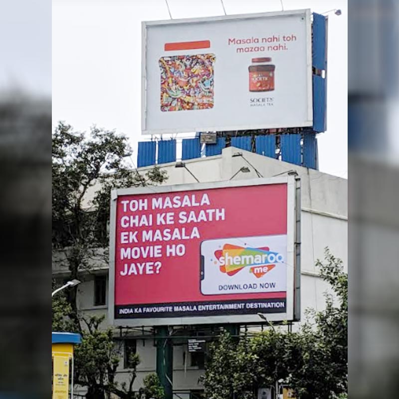 Shemaroo Entertainment’s guerrilla marketing ad lives up to its ‘masala entertainer’ positioning