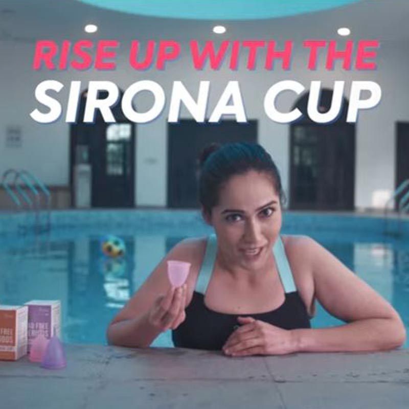 Sirona’s new campaign encourages women to ‘rise up with menstrual cups’
