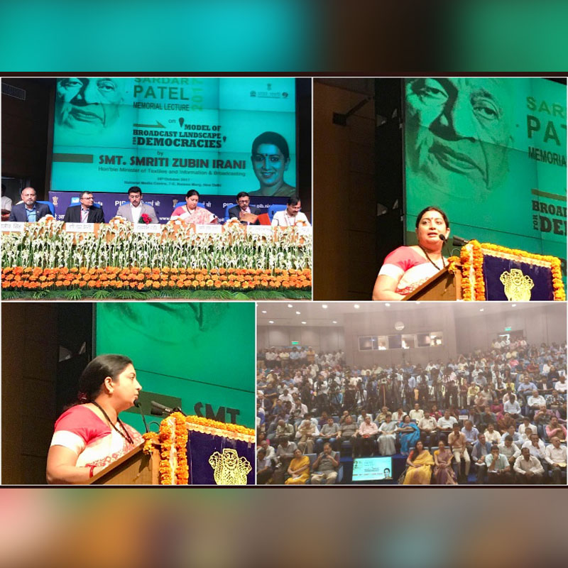 Smriti Irani: Need to reduce gap between regional & national news & democratize viewership