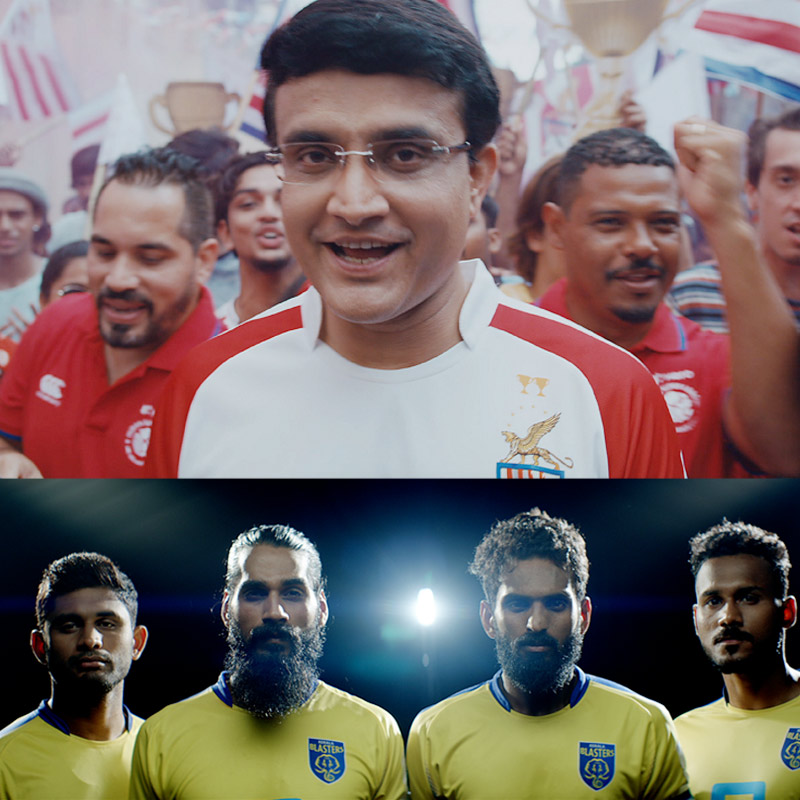 Football er daak shune Bangali ashbena? Etao ki hote paare? Cholo, Shonge cholo! Banglar jeet hok! Says Sourav Ganguly in Star Sports’ new TVC for Season 5 of the Hero Indian Super League
