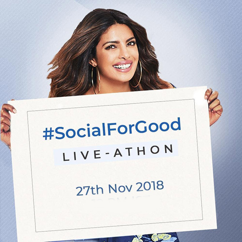 Over three million people tune in for Facebook and Priyanka Chopra’s #SocialForGood Live-athon