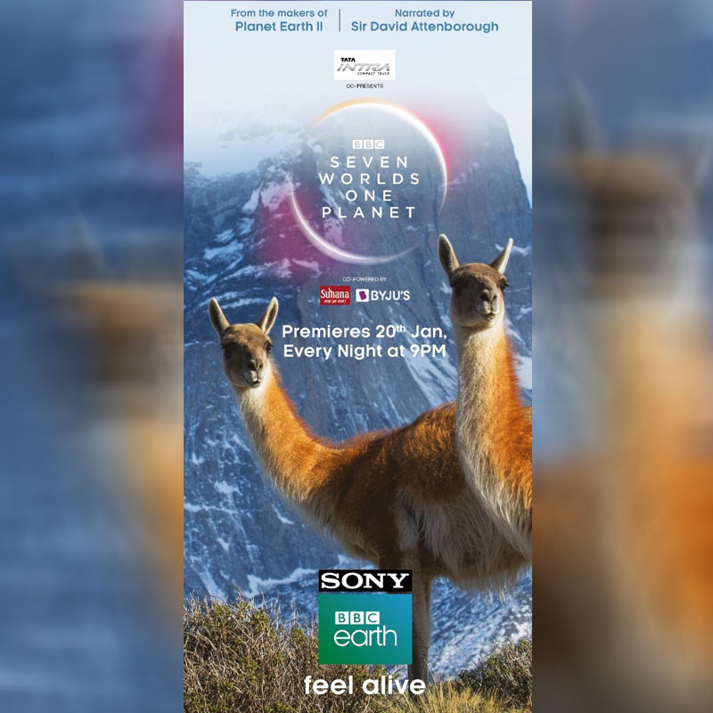 Sony BBC Earth premieres ‘Seven Worlds, One Planet’ on 20 Jan