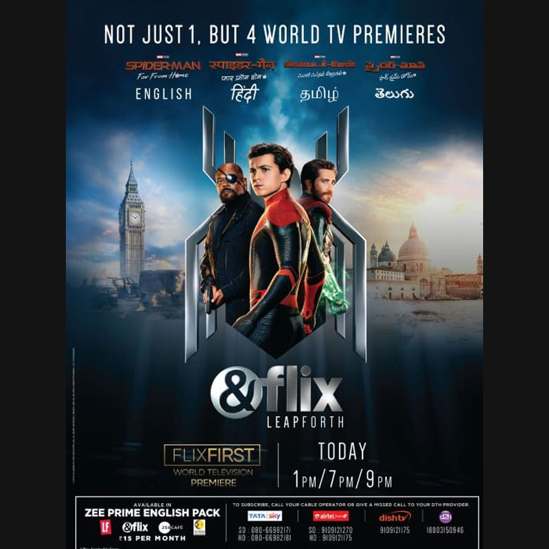 &flix to air World TV Premiere of ‘Spider-Man: Far From Home’ on December 8