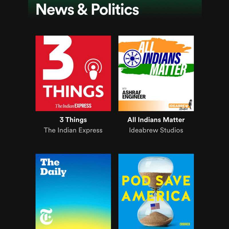 All Indians Matter in Apple Podcasts, Spotify top picks