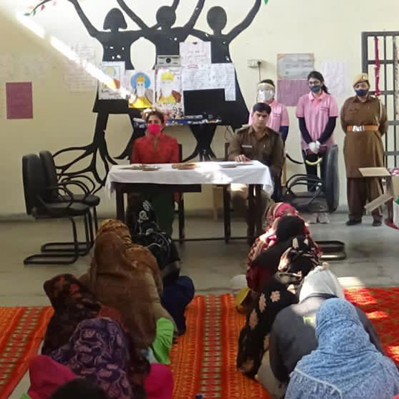 Raho Safe distributes free sanitary pads to Neemka District Jail inmates