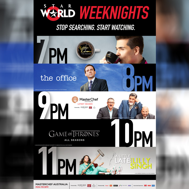 Star World has got all your weeknights sorted with its special programming line-up!