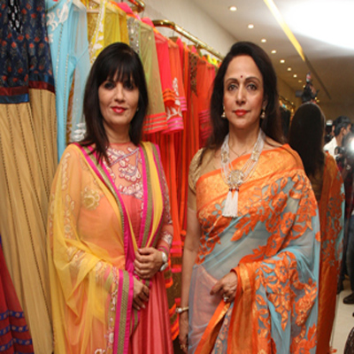 Hema Malini joins ace designer Neeta Lulla at her flagship store to give us a sneak peak of her kanjeevaram and kalamkari collection