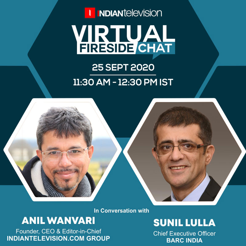 Virtual Fireside Series: Watch BARC India CEO Sunil Lulla live on 25 September