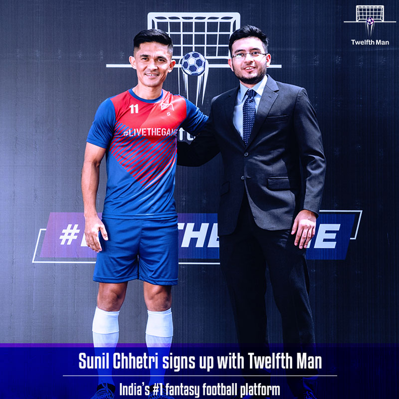 NxGn Sports Interactive appoints Sunil Chhetri as brand ambassador for Twelfth Man