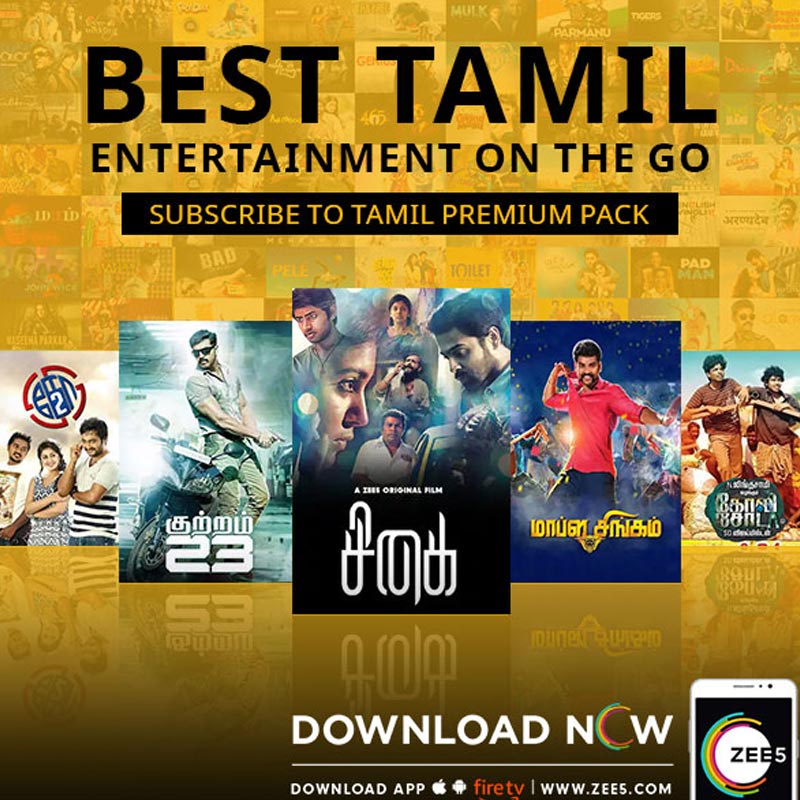 ZEE5 unveils Tamil subscription packs for Malaysia and Singapore