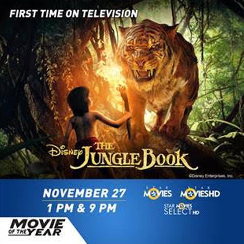 ‘The Jungle Book’ to premiere on three Star channels on 27 November