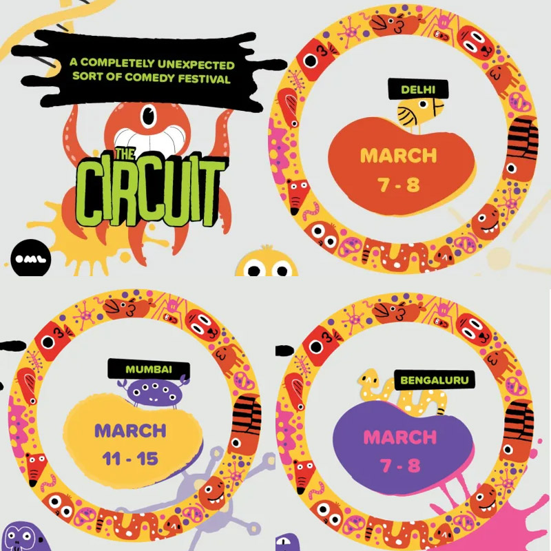 Multi-day, multi-city, multi-genre comedy festival – The Circuit –   launched by OML Entertainment