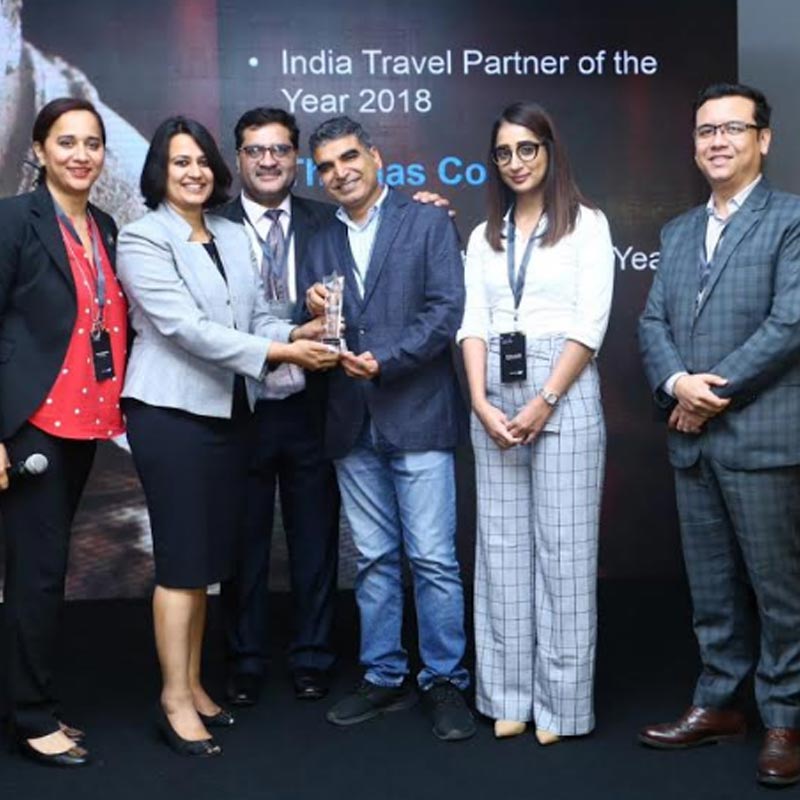 Thomas Cook India honoured with “India Travel Partner of the Year 2018” Award by SAP Concur for its digital-led achievements in the Business Travel sector