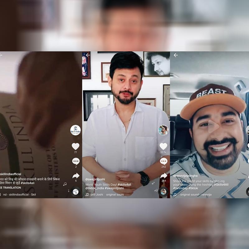 TikTok Partners with National Skill Development Corporation (NSDC) to support Skill Development in India and celebrate World Youth Skills Day 2019