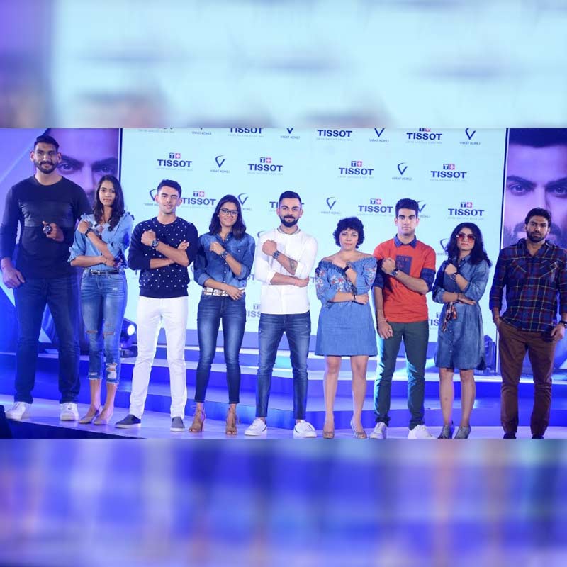 Virat Kohli Brand Ambassador Tissot India launches the TISSOT CHRONO XL CLASSIC VIRAT KOHLI 2018 special edition