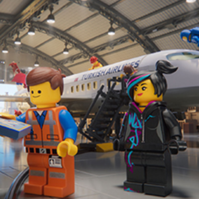 Lights, camera, action! Turkish Airlines launches new inflight safety video in partnership with Warner Bros. and The LEGO(R) Movie franchise.
