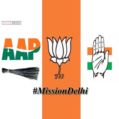 Media gives AAP an upper hand as Delhi goes to poll