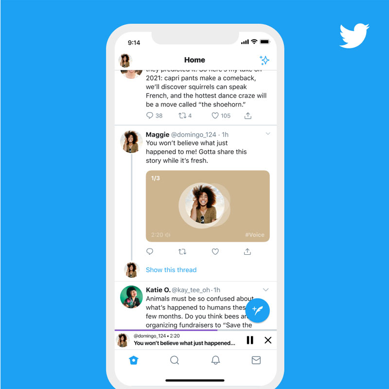 Want to tweet? Say it in your voice now