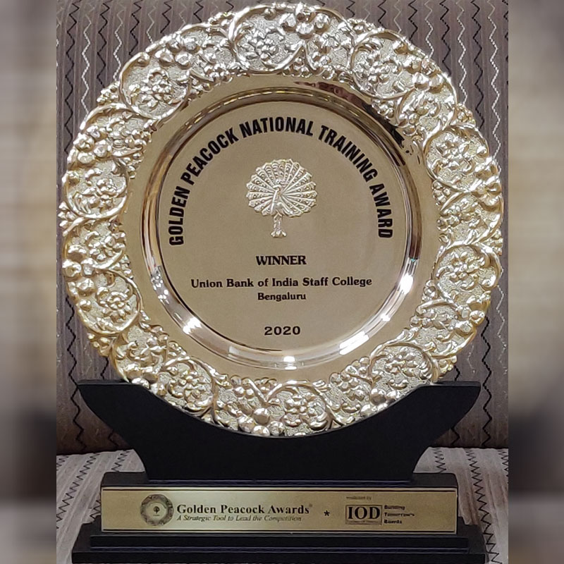 Union Bank of India wins Golden Peacock National Training Award 2020