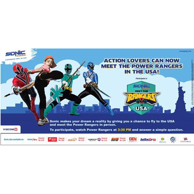 Fly to USA to meet the SONIC “Power Rangers”