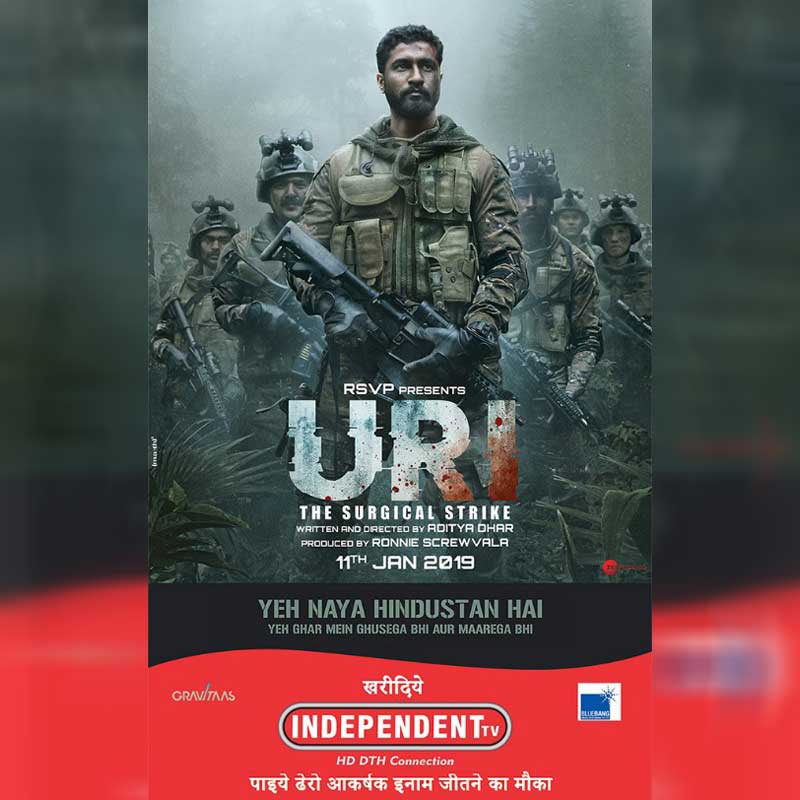 Independent TV joins hands with Vicky Kaushal starrer ‘URI: The Surgical Strike’